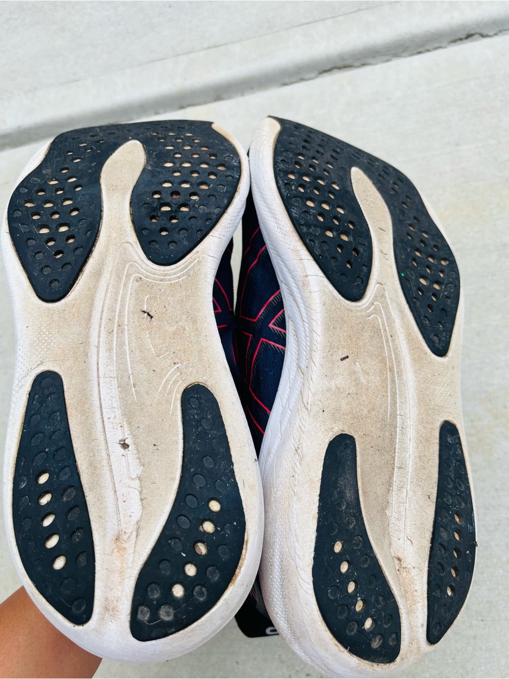 Asics Gel Nimbus 25 Men's Navy Blue Athletic Running Shoes  size 12 - Picture 12 of 12